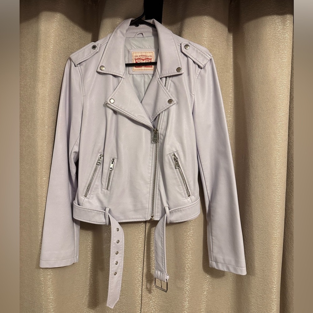 Women's Levi's® Belted Faux Leather Motorcycle Jacket